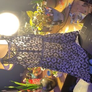 No Boundaries NOBO Juniors Black& White Sleeveless dress with pockets SizeL11-13